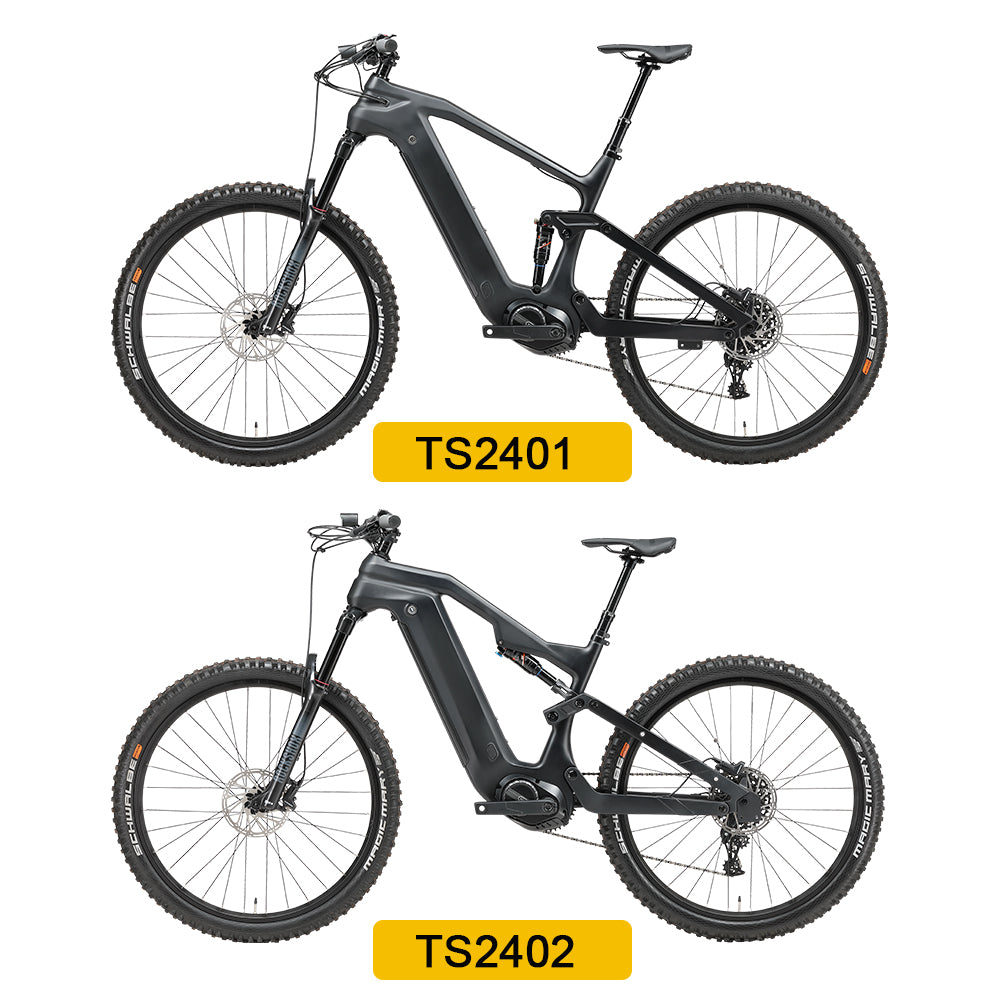 11 Speed Carbon Fiber Electric Mountain Bike Bafang 48V 500W Motor