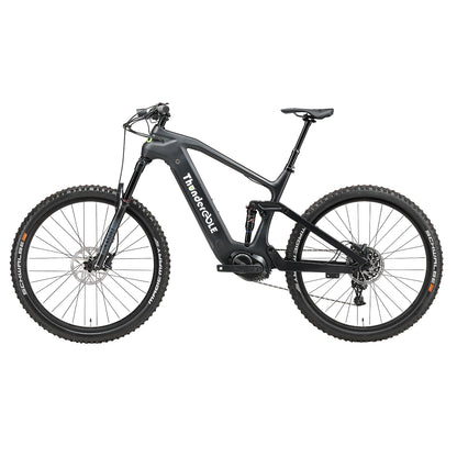 Carbon Fiber Electric Mountain Bike SRAM 11 Speed 500W Motor Full Suspension eMTB